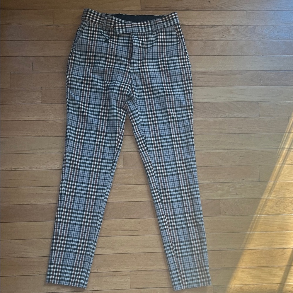 Classic Checkered Kids Formal Pants